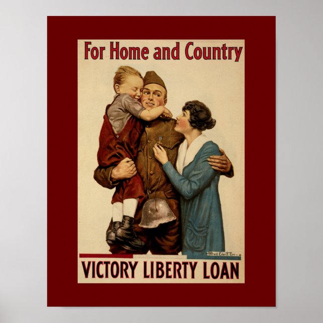Poster Vintage Ad Home E Country Alfred Ou Art (Frente)