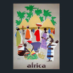 Poster vintage Afro Art Deco<br><div class="desc">África Art Deco Poster vintage colateral e melhor imagem</div>