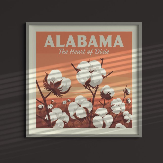 Poster Vintage Alabama (Criador carregado)