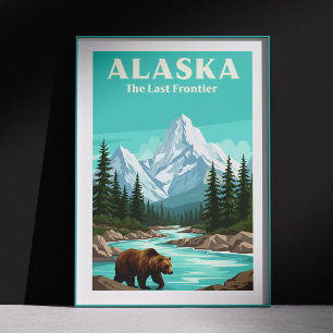 Poster Vintage Alaska