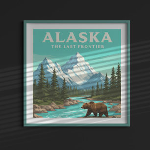 Poster Vintage Alaska