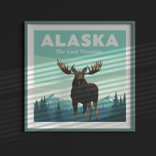 Poster Vintage Alaska
