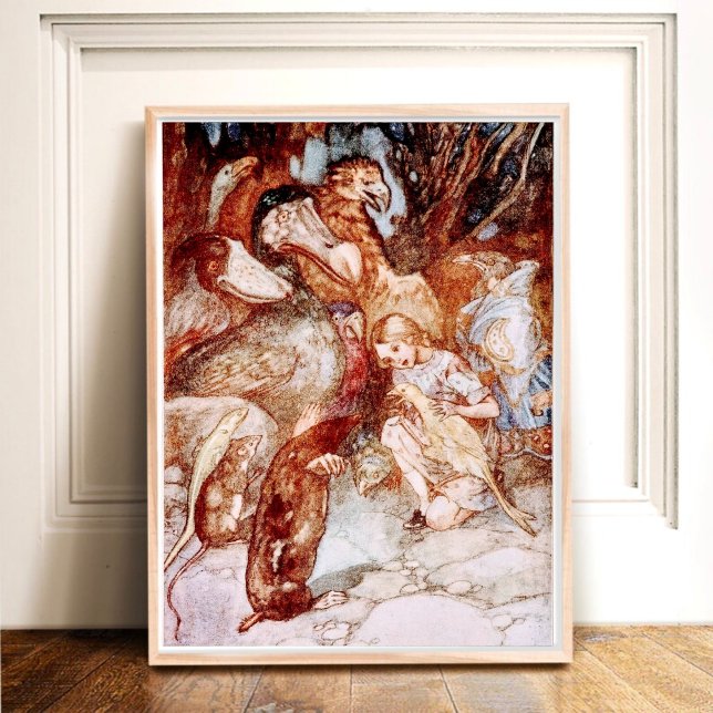 Poster Vintage Alice no País das Maravilhas (Criador carregado)