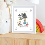 Poster Vintage Alice no País das Maravilhas | Alice & Che<br><div class="desc">Alice no País das Maravilhas poster. Perfeito para Alice nos amantes da Terra Maravilha. Apresenta uma mistura de nossos próprios florais originais desenhados à mão e trabalho de arte. Restaurámos meticulosamente a icônica Alice no País das Maravilhas, a ilustração do gato Alice & Cheshire desenhando-os manualmente e trazendo-os à vida...</div>
