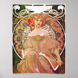 Poster Vintage Alphonse Maria Mucha Art