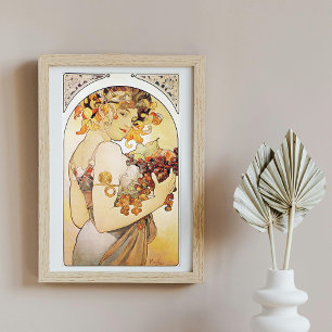 Poster vintage Alphonse Mucha Art Nouveau