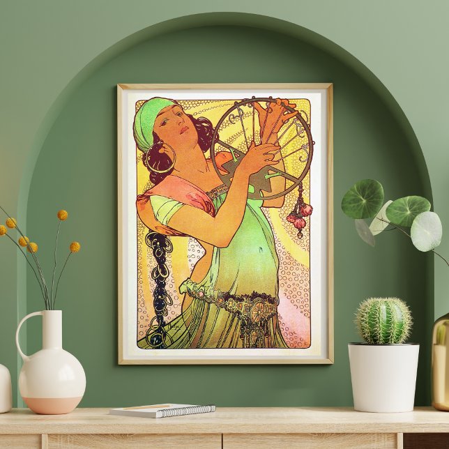 Poster vintage Alphonse Mucha Art Nouveau (Criador carregado)