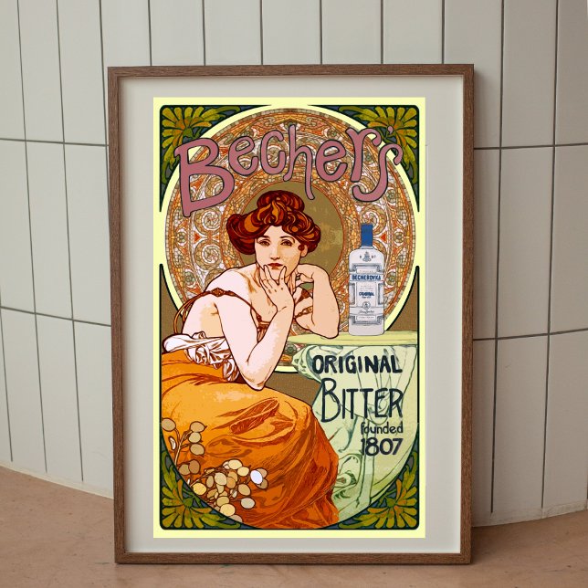 Poster vintage Alphonse Mucha Art Nouveau (Criador carregado)
