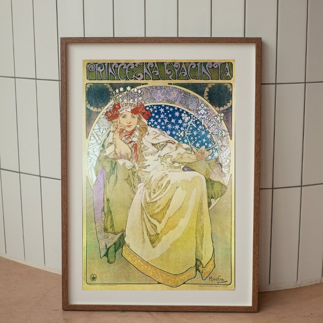 Poster vintage Alphonse Mucha Art Nouveau (Criador carregado)