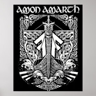 Poster Vintage Amon Amarth Design For Fans Lover