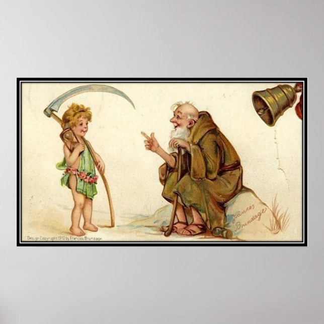 Poster Vintage : Ano Novo - (Frente)