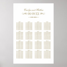 Poster Vintage - Antiguidade Dourada, Sessão De Casamento