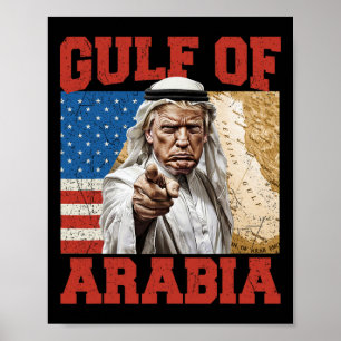 Poster Vintage Arabian Golfo Pérsico De 2025 Retro Golfo