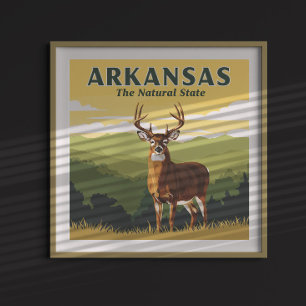 Poster Vintage Arkansas