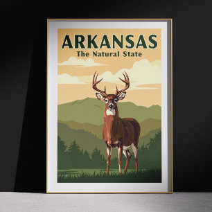 Poster Vintage Arkansas