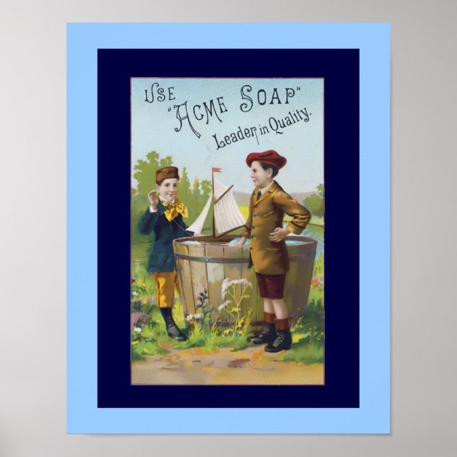 Poster Vintage Art Acme Soap Ad (Frente)