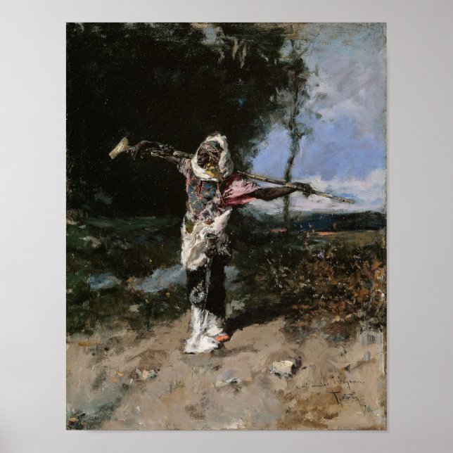 Poster Vintage Art African Chief (Frente)