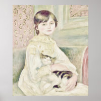 Vintage Art "Child with Cat", por Renoir
