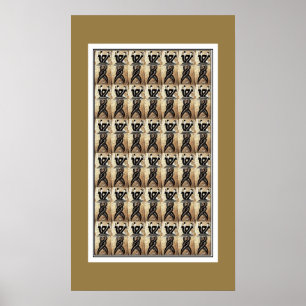 Poster Vintage Art Chinese Nuva_fuxi