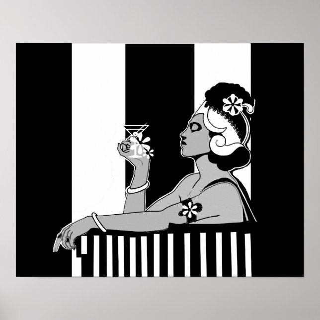 Poster Vintage Art Deco (Frente)