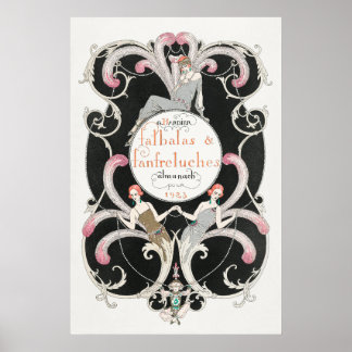 Poster Vintage Art Deco - Ilustração do 1920 George Barbi