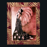 Poster Vintage Art Deco Lady with Fan<br><div class="desc">Se você optar por fazer o download, a sua loja Walgreen local fará posters de conselho do seu download em tamanhos diferentes e em várias texturas a um preço muito bom. Às vezes com desconto. Uma dica do meu amigo dos EUA. Para o Reino Unido, veja "Digital Printing" (Impressão digital)...</div>