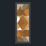 Poster Vintage Art Deco Pochoir Jazz Tan Formas Geométric<br><div class="desc">Ilustração Vintage art deco jazz pochoir geométrico wallpaper, de Edouard Benedictus. Pocorir é uma técnica de estêncil comum em quadros de surrealismo. Um design elegante e cúbico com triângulos, diamantes, polígonos, formas geométricas e cores neutras em tons quentes, cores de castanhos, cinzentos, beges e latas. Um design moderno e sofisticado...</div>