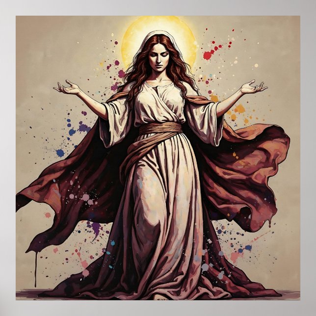 Poster Vintage Art Mary Magdalene   (Frente)