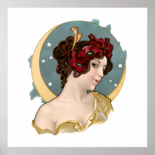 Poster Vintage Art Nouveau 1902 Dreamland