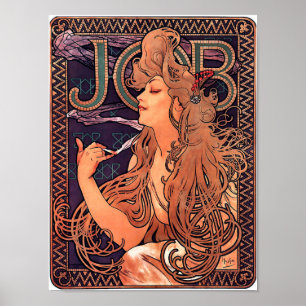 Poster Vintage Art Nouveau Publicidade Trabalho 1896 Much