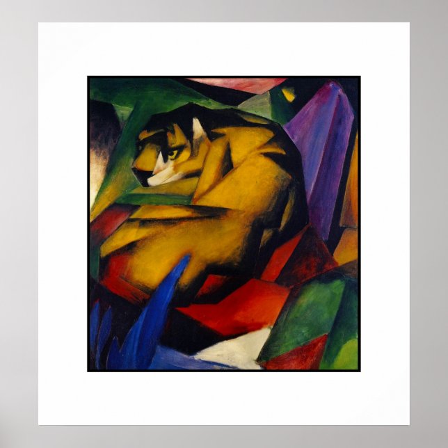 Poster Vintage Art The Tiger (Frente)