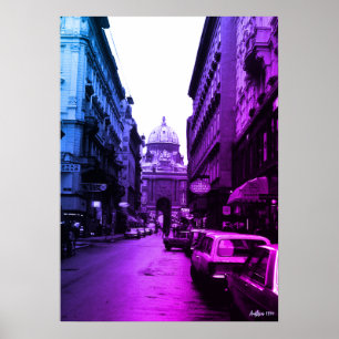 Poster Vintage Áustria Palácio Imperial de Viena