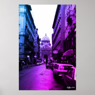 Poster Vintage Áustria Viena Palácio Imperial