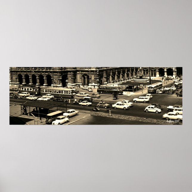 Poster Vintage Austria Vienna Staatsoper opera (Frente)