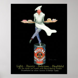 Pôster Vintage Baker Advertising Art