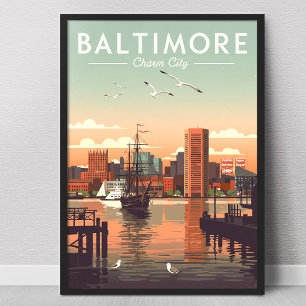 Poster Vintage Baltimore