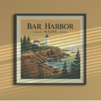 Vintage Bar Harbor Maine
