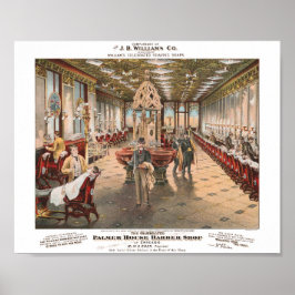 Poster Vintage Barber Compra Anúncio