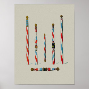 Poster Vintage Barber Compra Polos