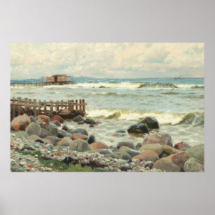 Poster Vintage Beach   Vintage Seascape