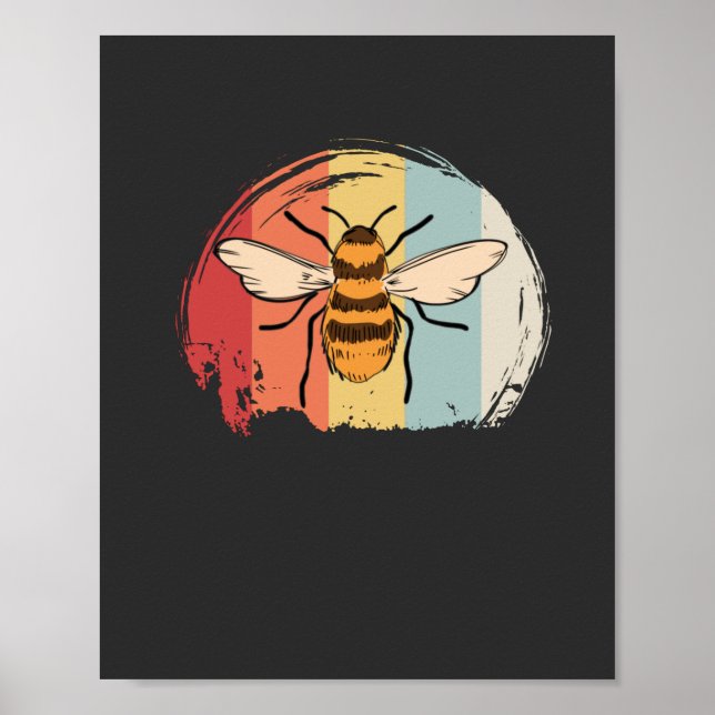 Poster Vintage Bee (Frente)