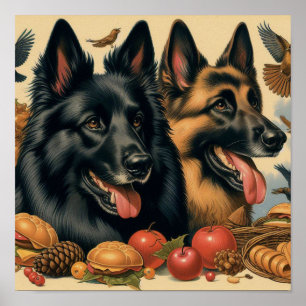 Poster Vintage Belga Tervuren Painting
