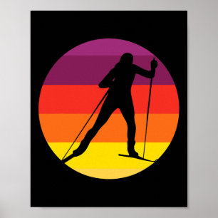 Poster Vintage Biathlon I Winter Sports I Cross-country S