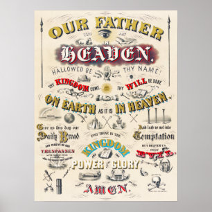 Poster Vintage Bíblico