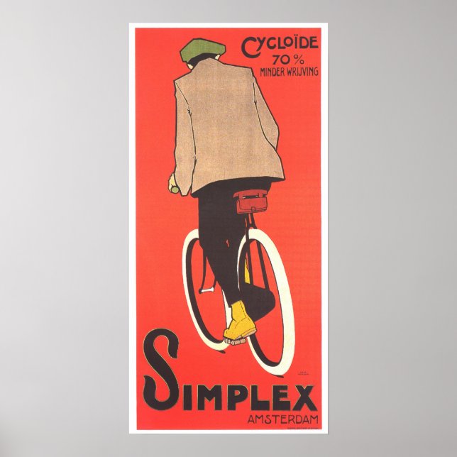 Poster vintage - Bicicletas Simplex (Frente)