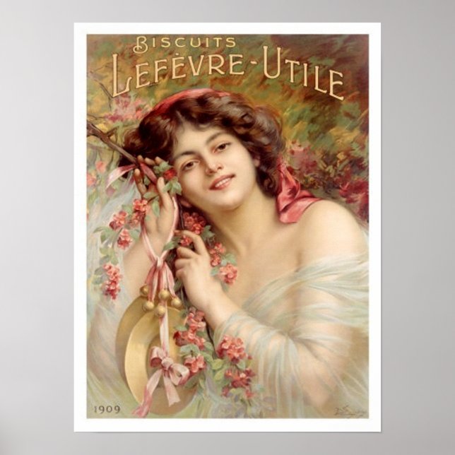Pôster Vintage Biscuit Advertisement (Frente)