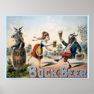 Pôster Vintage Bock Beer
