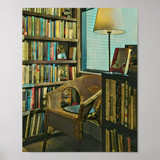 Poster Vintage book artwork (Frente)