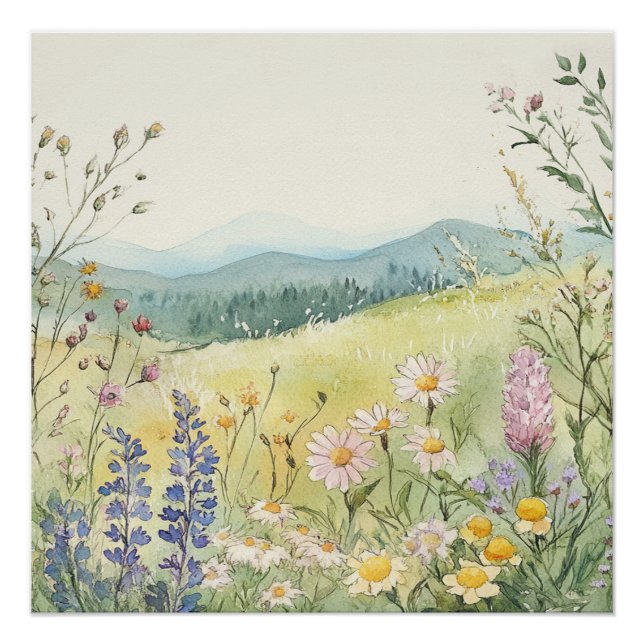 Pôster Vintage Botanical Wall Decor (Frente)