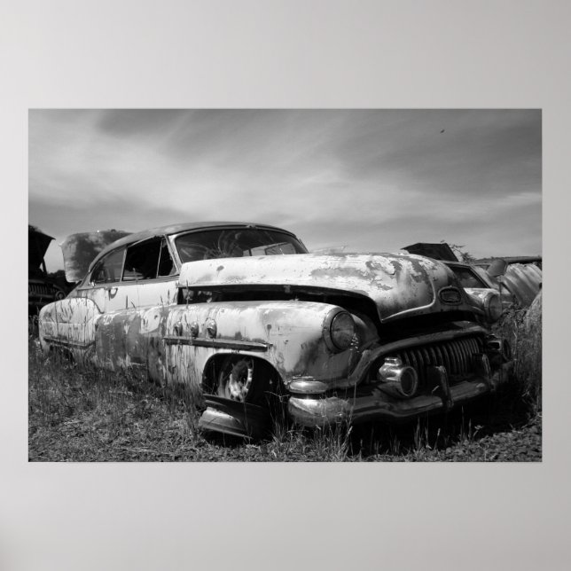 Pôster Vintage Buick Car Postage (Frente)